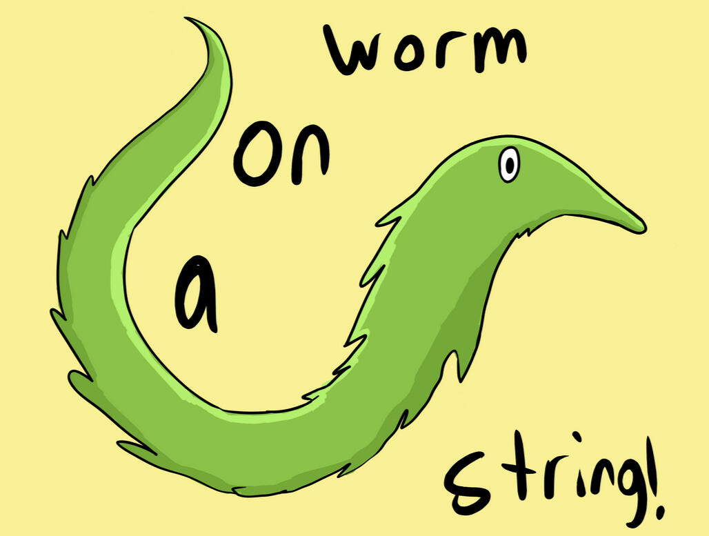 Art by ZafraSaber on DeviantArt Worm on a String art by ZafraSaber on DeviantArt